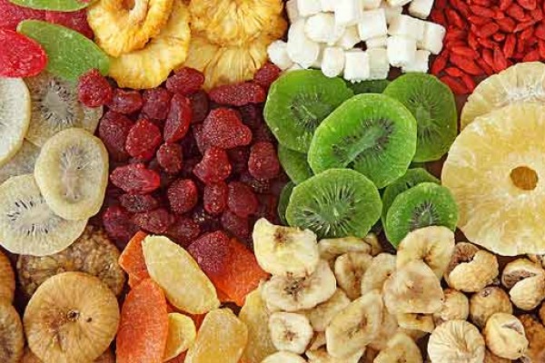 Fruta deshidratada, el mejor snack para una mejor alimentación