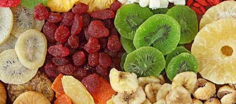 Fruta deshidratada, el mejor snack para una mejor alimentación